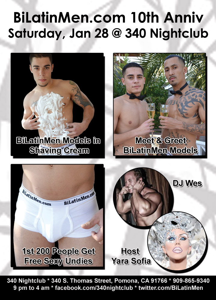BiLatinMen 10 Year Anniversary